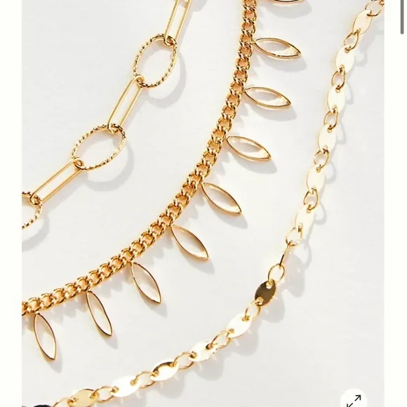 NWT set of 3 geometric anklets - Picture 3 of 7